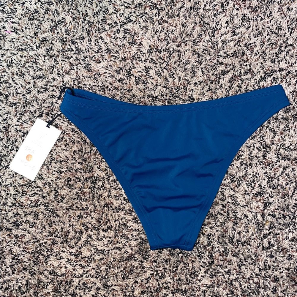 Shade & Shore Teal Bikini Bottom Low Rise Extra Cheeky Size XS | NWT - Picture 2 of 4
